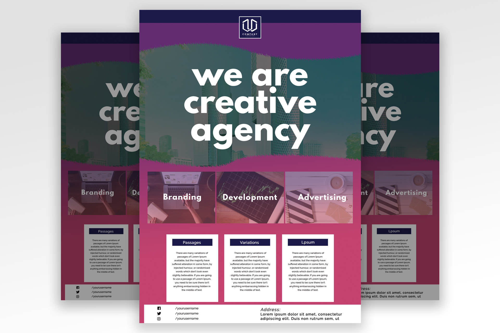 Free travel agency flyer template for tours and booking offers