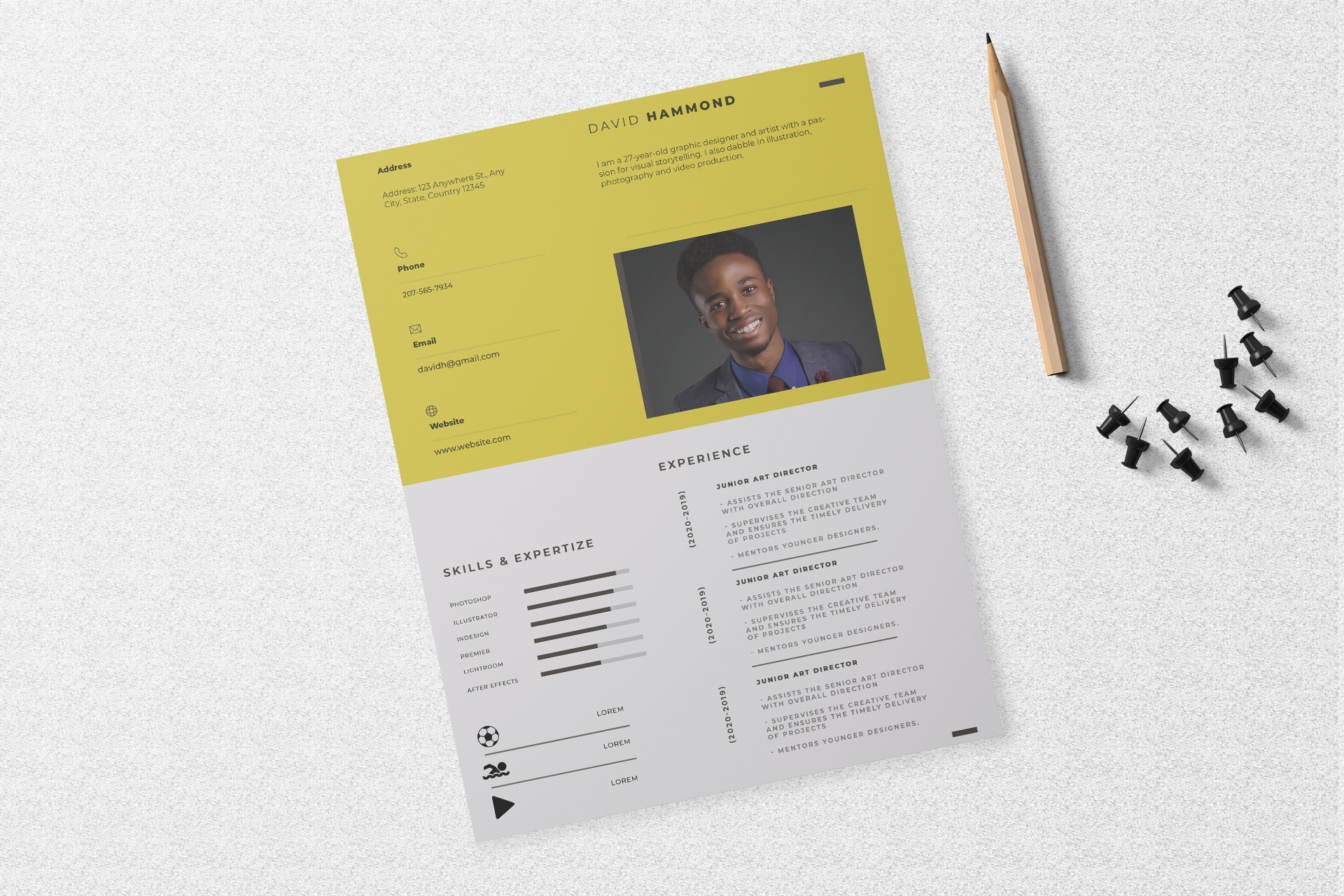 Free resume template #14
