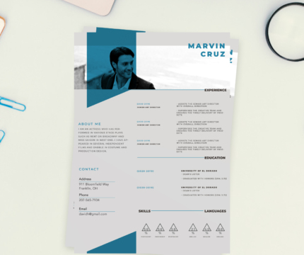 Free resume template #16