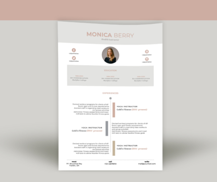 Free resume template #18