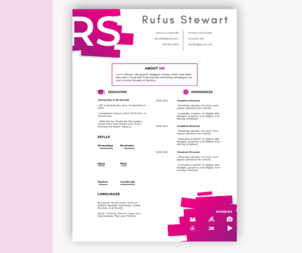 Free resume template #19