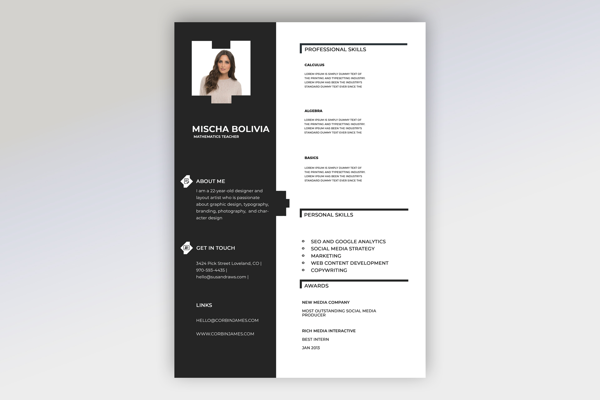 Free resume template #25