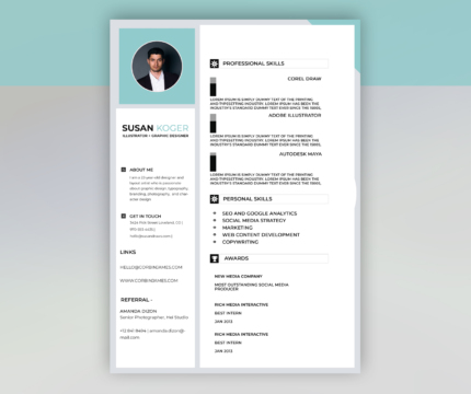 Free resume template #30