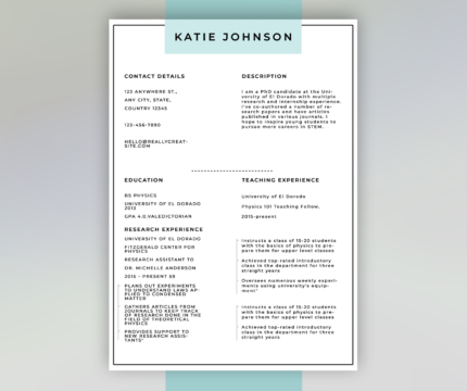 Free resume template #31