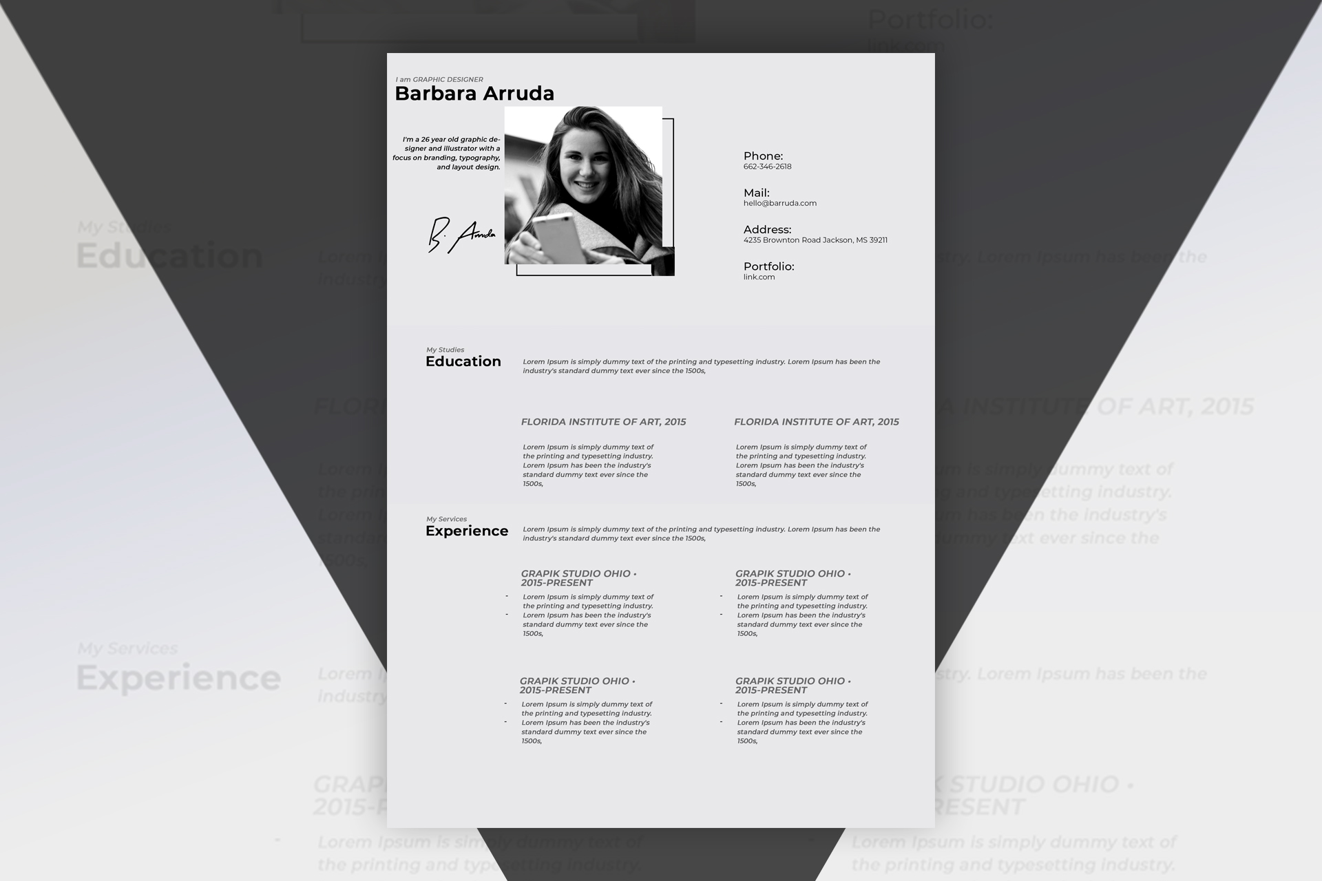 Free resume template #33