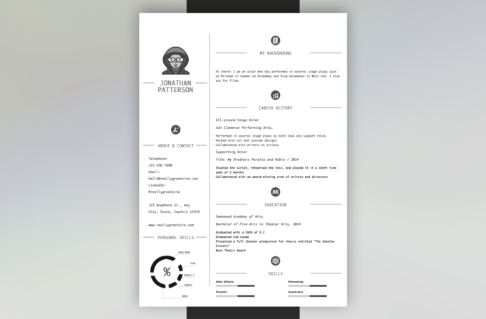 Free resume template #34