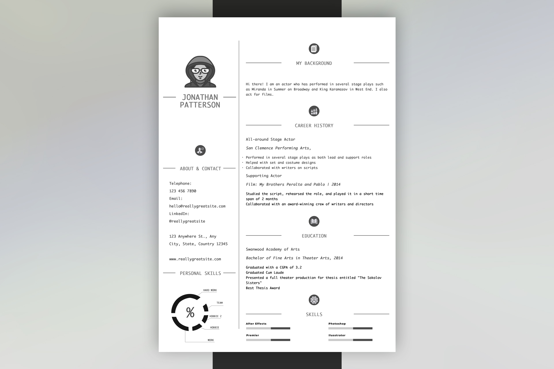 Free resume template #34