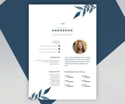 Free resume template #35