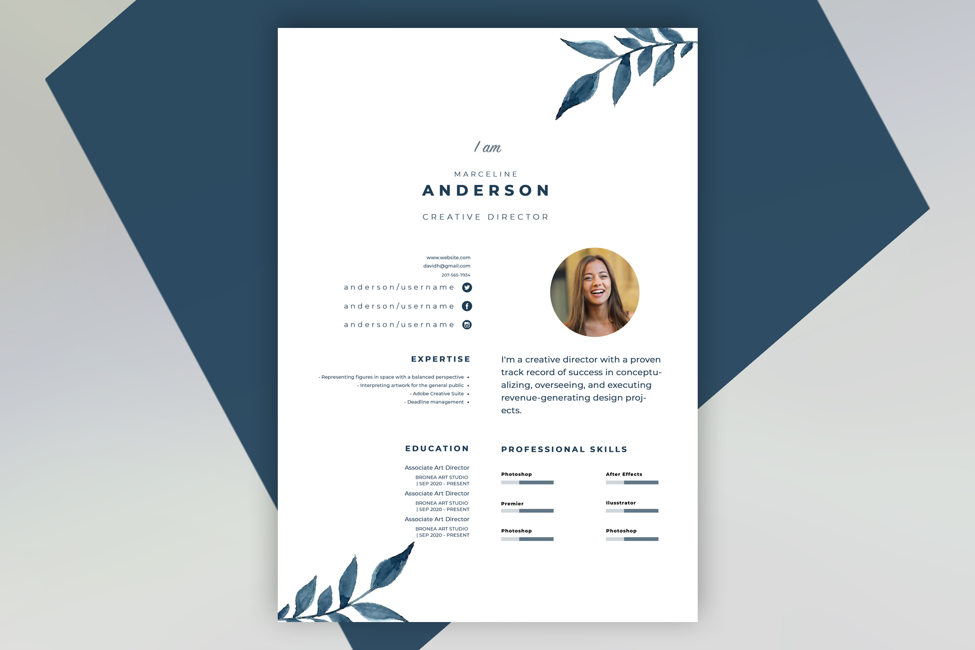 Free resume template #35