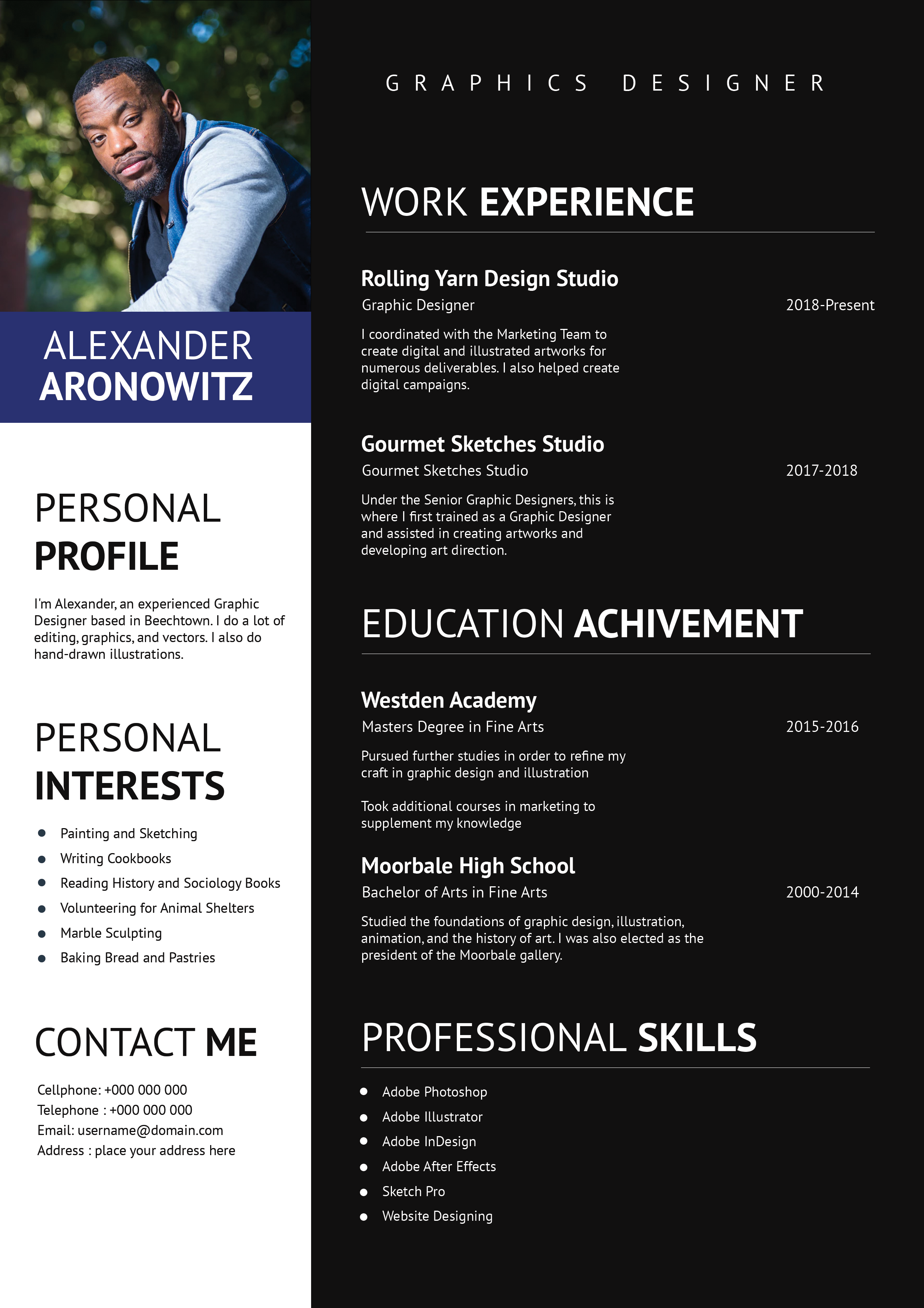 Free resume template #47