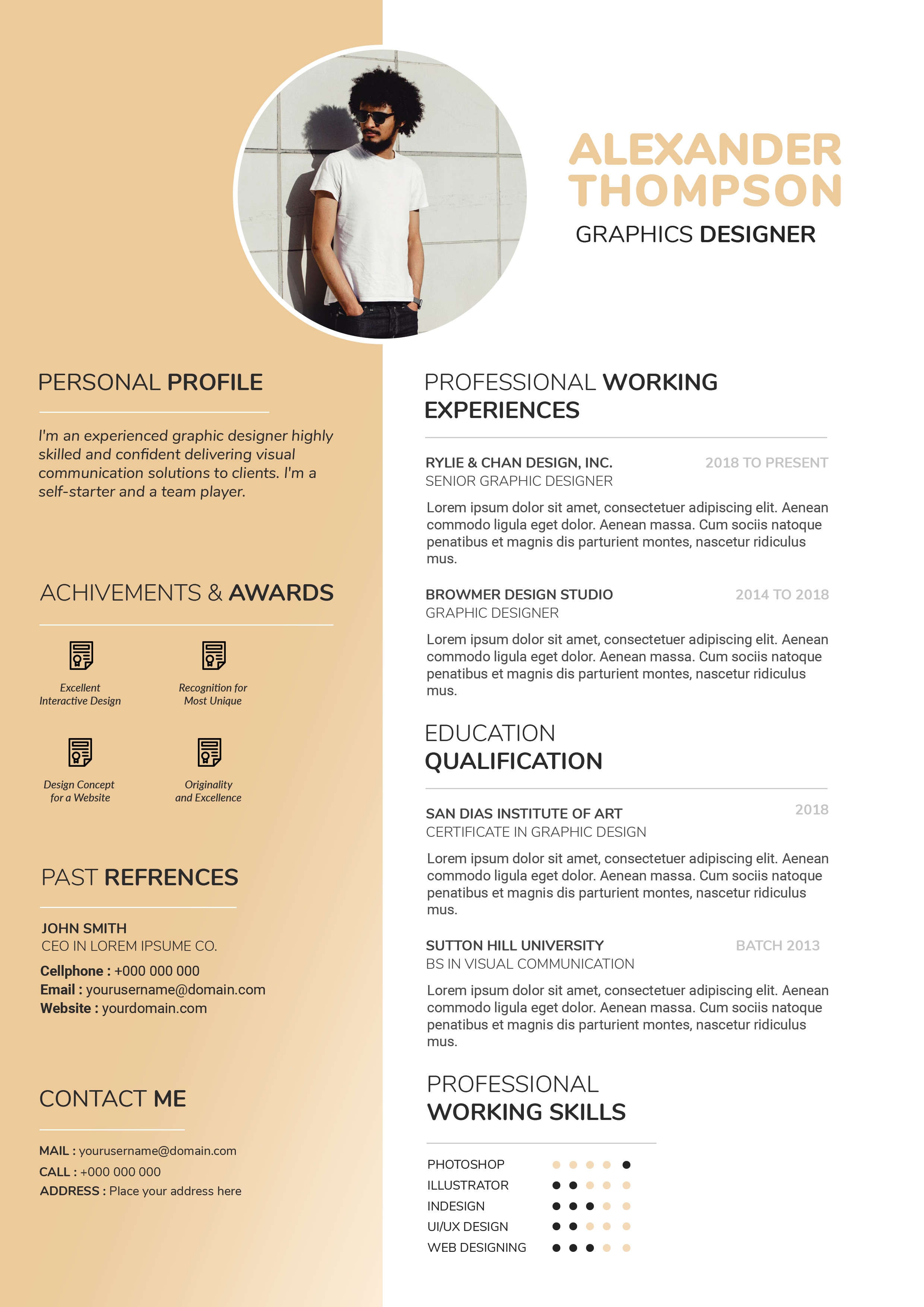Free resume template #58