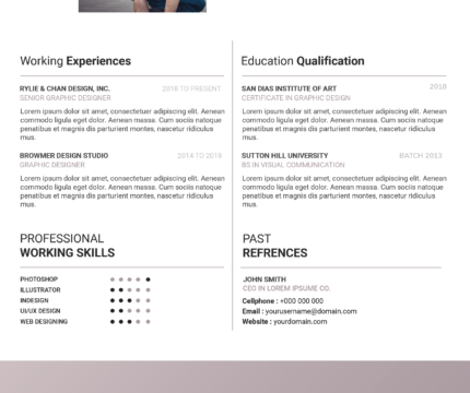 Free resume template #60