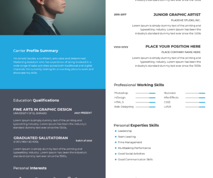 Free resume template #63