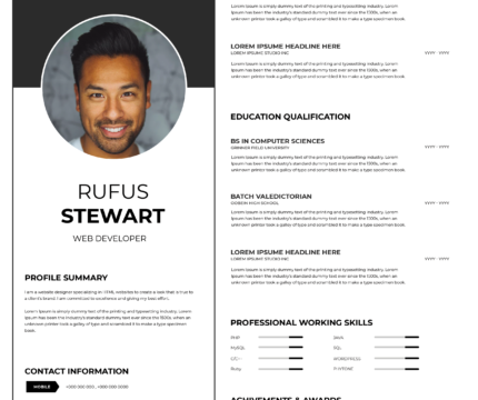 Free resume template #69