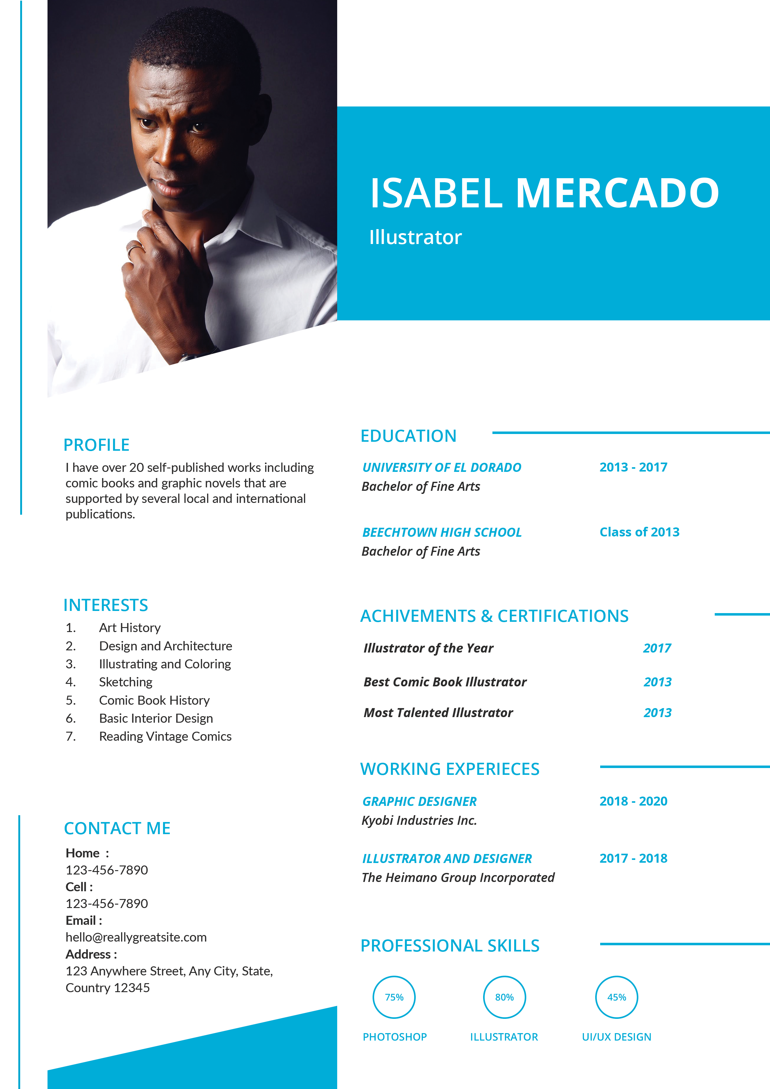Free resume template #84