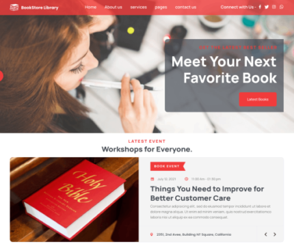Bookstore-Library-Free-Wp-Theme