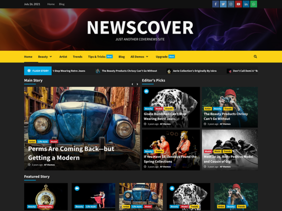 NewsCover-Wp-Free-Theme