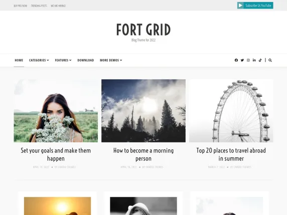 Fort-Grid-Wp-Free-Theme