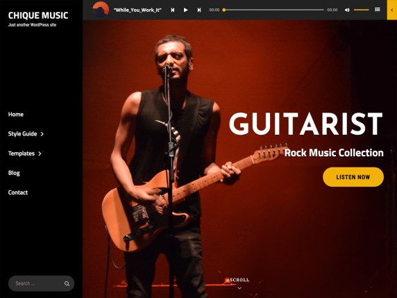 Chique-Music-Wp-Free-Theme