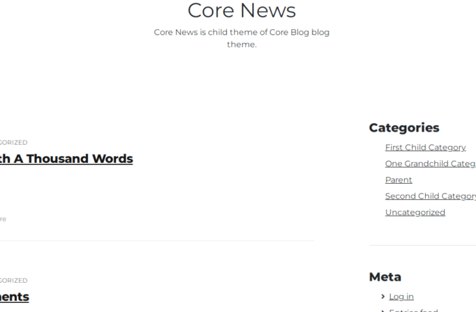 Core-News-Theme