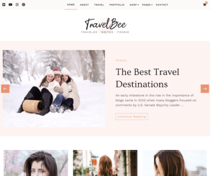 Travelbee-wp-free-theme