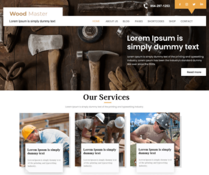 Wood-Master-free-wp-theme