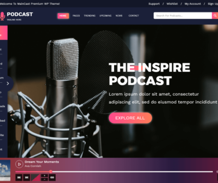 Audio-Podcast-Wp-Free-Theme